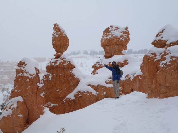 Formações rochosas no Bryce Canyon National Park, em Utah, nos Estados Unidos